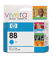 Hp Cyan Inkjet Print Cartridge 88 (C9386A) Hp Cyan Inkjet Print Cartridge 88 (C9386A)